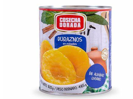 Durazno en almibar- 820gr
