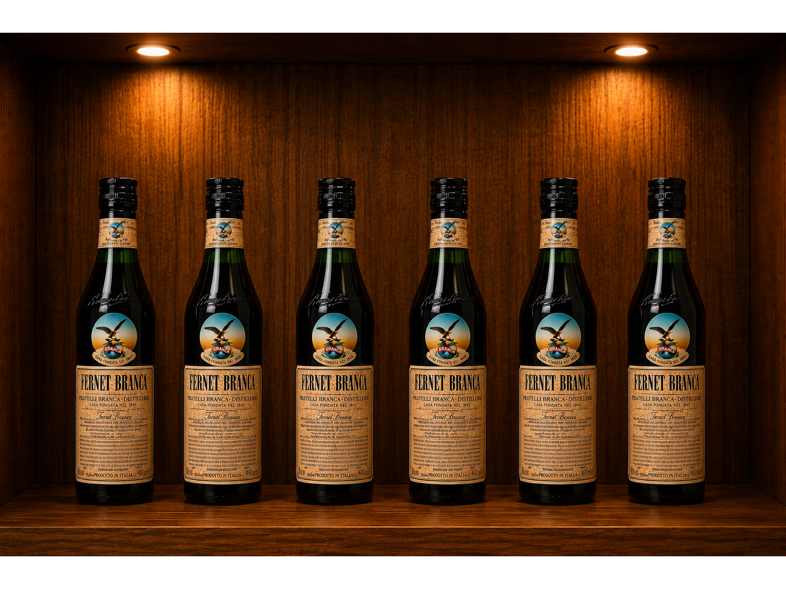6 Fernet branca 450CC