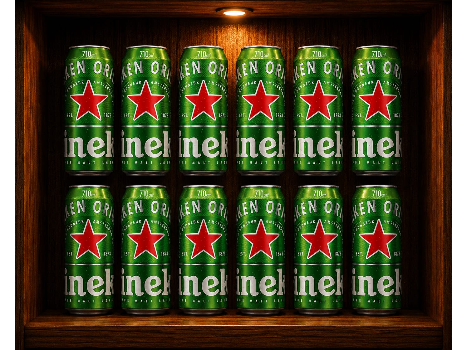 24 Heineken laton 710 cc