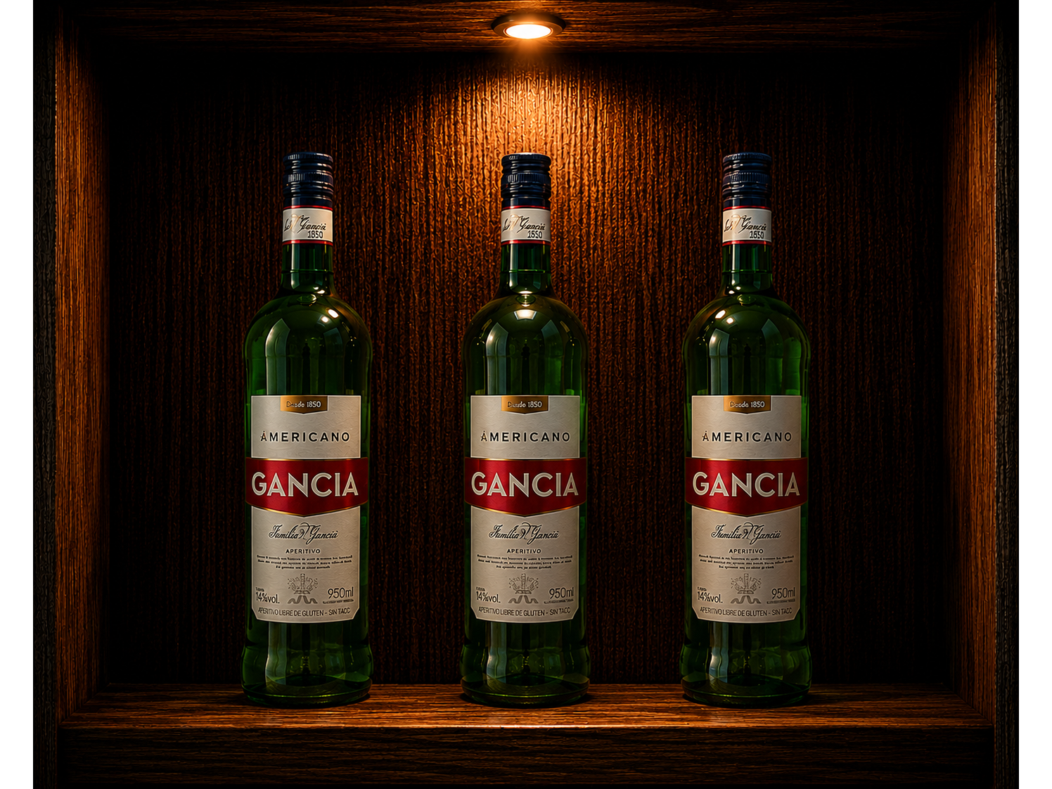 6 botellas de Gancia 950cc