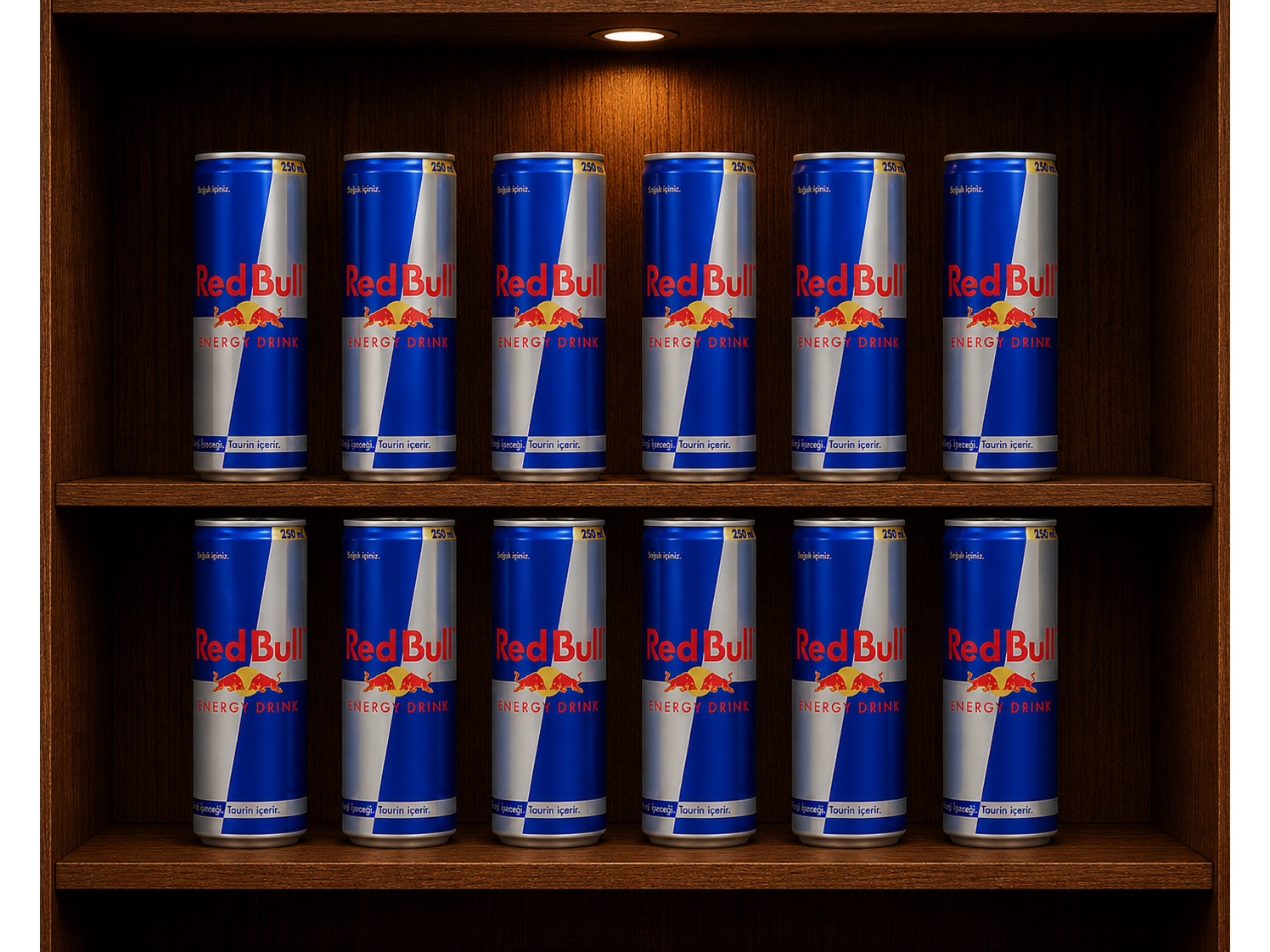 12 latas de red bull 250ml