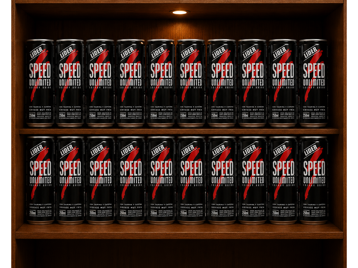 24 latas de speed 250ml