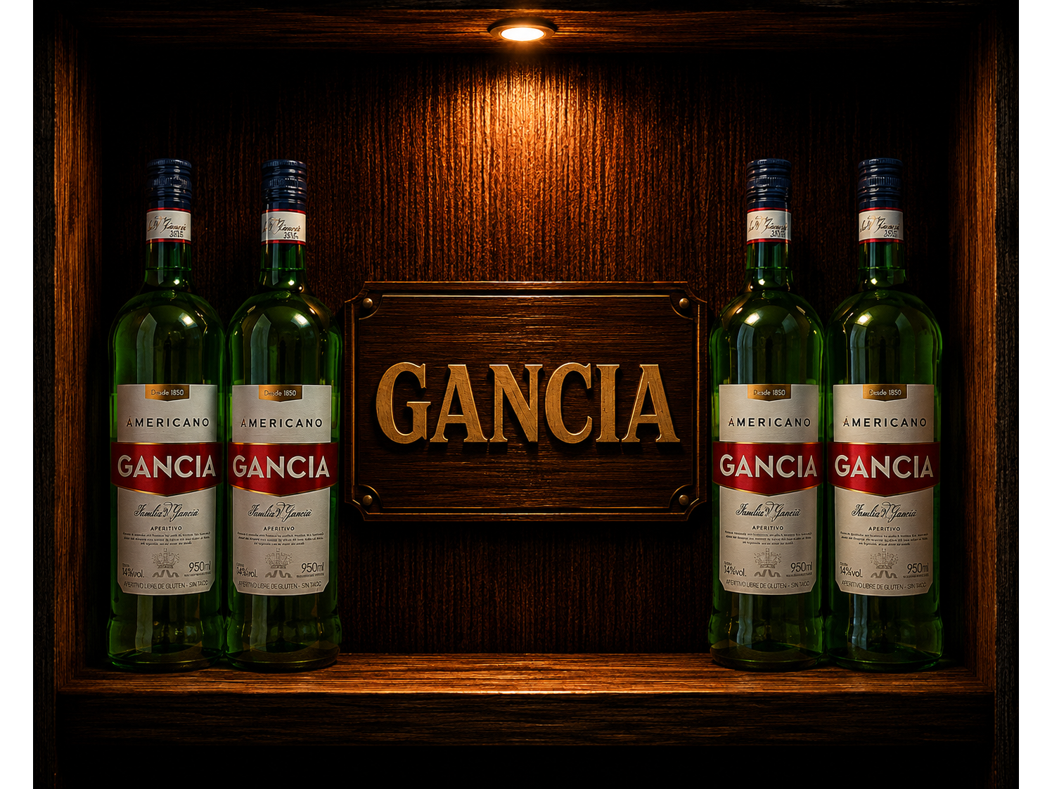 12 botellas de gancia 950cc