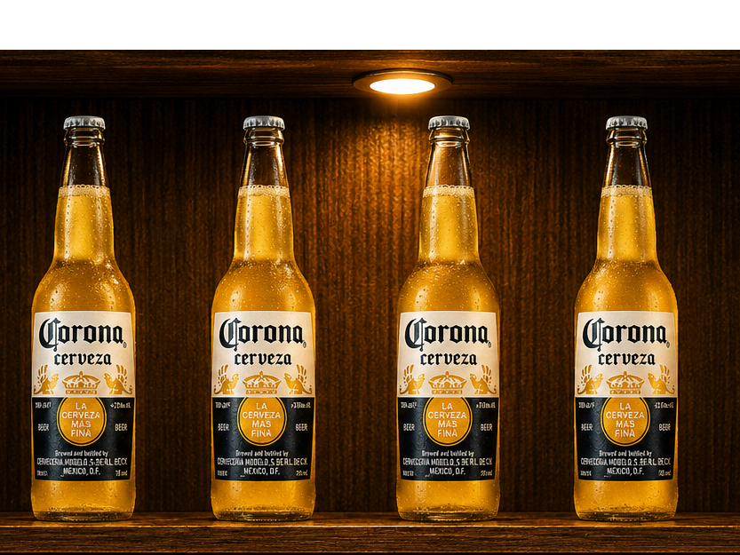4 botellas de corona 710CC