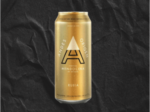 Lata Andes Rubia 473ml