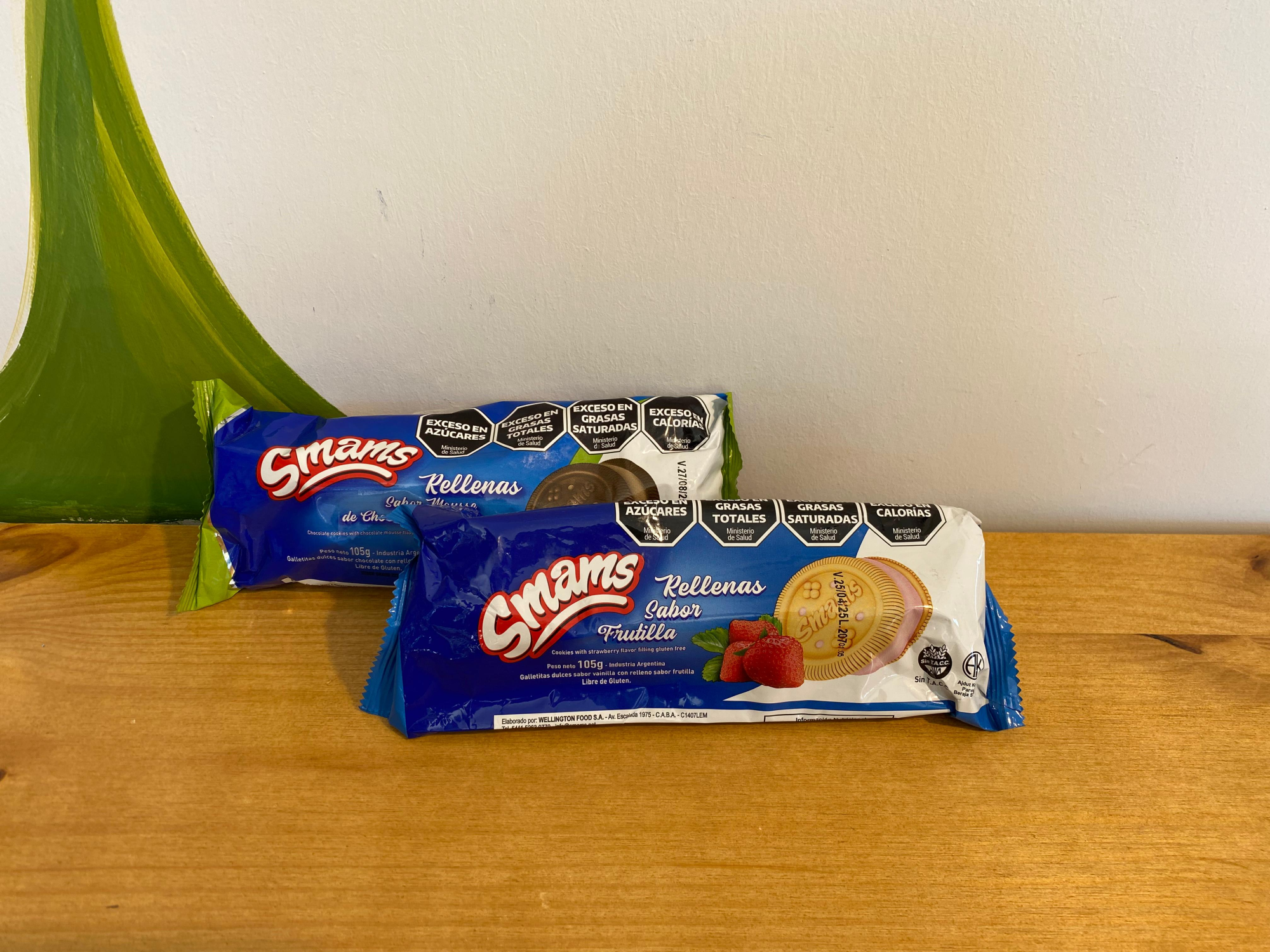 GALLETAS RELLENAS DE VAINILLA (Smams)