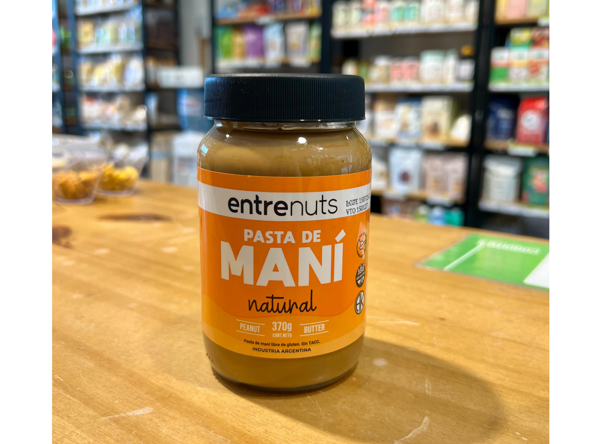 PASTA DE MANI NATURAL  (ENTRENUTS) (Copia)