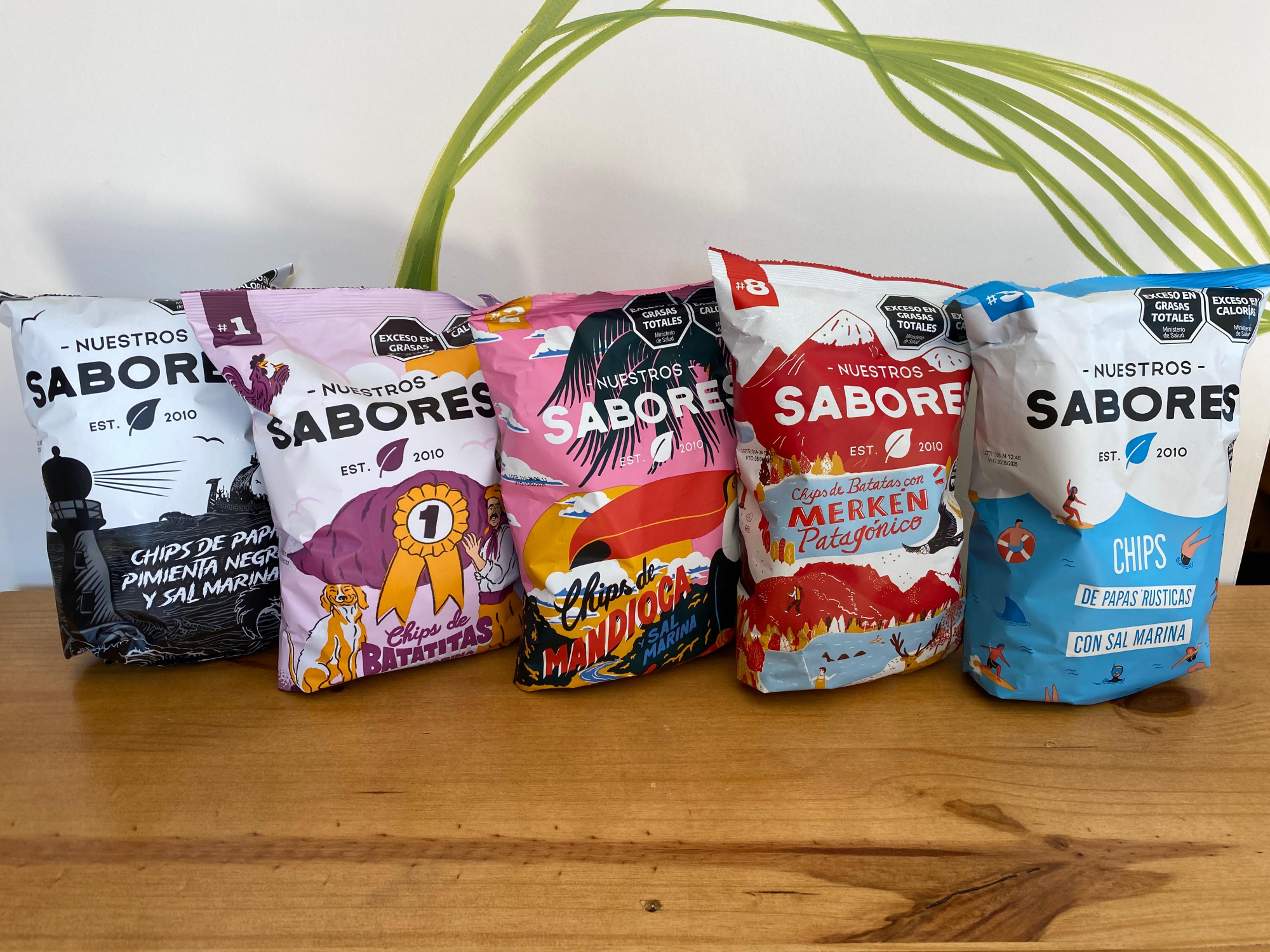 CHIPS DE PAPAS & BATATAS (Nuestros Sabores)