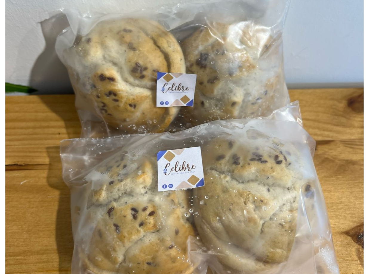 PAN DE HAMBURGUESA SIN TACC CELIBRE