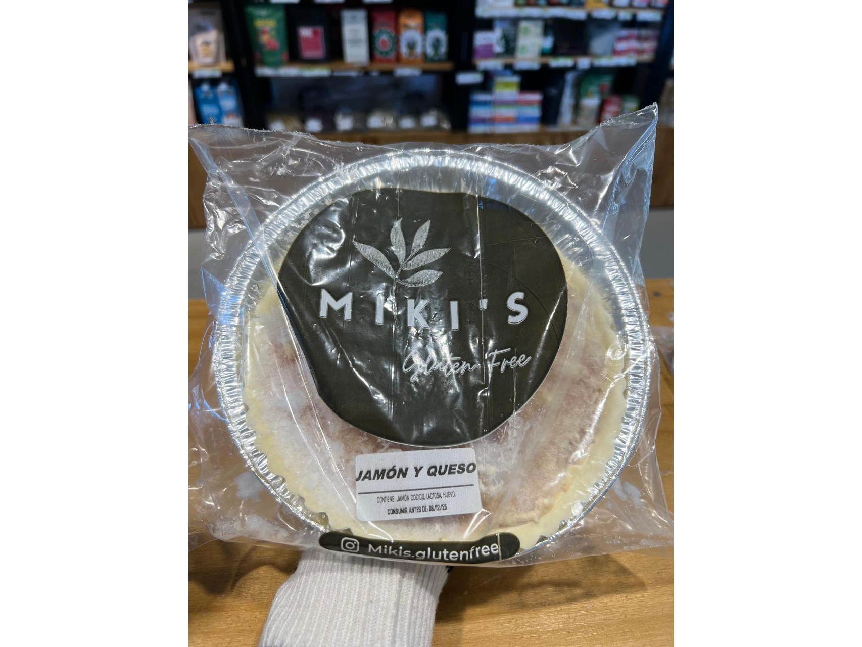 TARTA DE JAMON Y QUESO