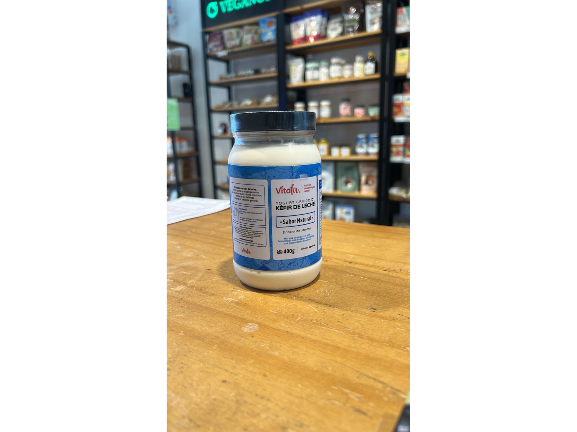YOGURT GRIEGO DE KEFIR DE LECHE (Sabor natural 400grs )