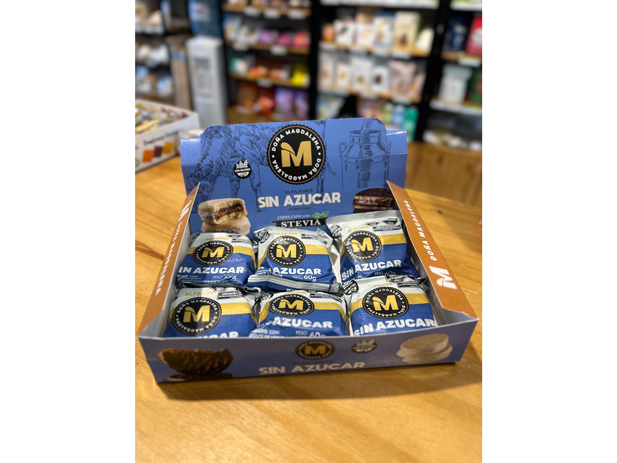 ALFAJOR CON STEVIA (DOÑA MAGDALENA)