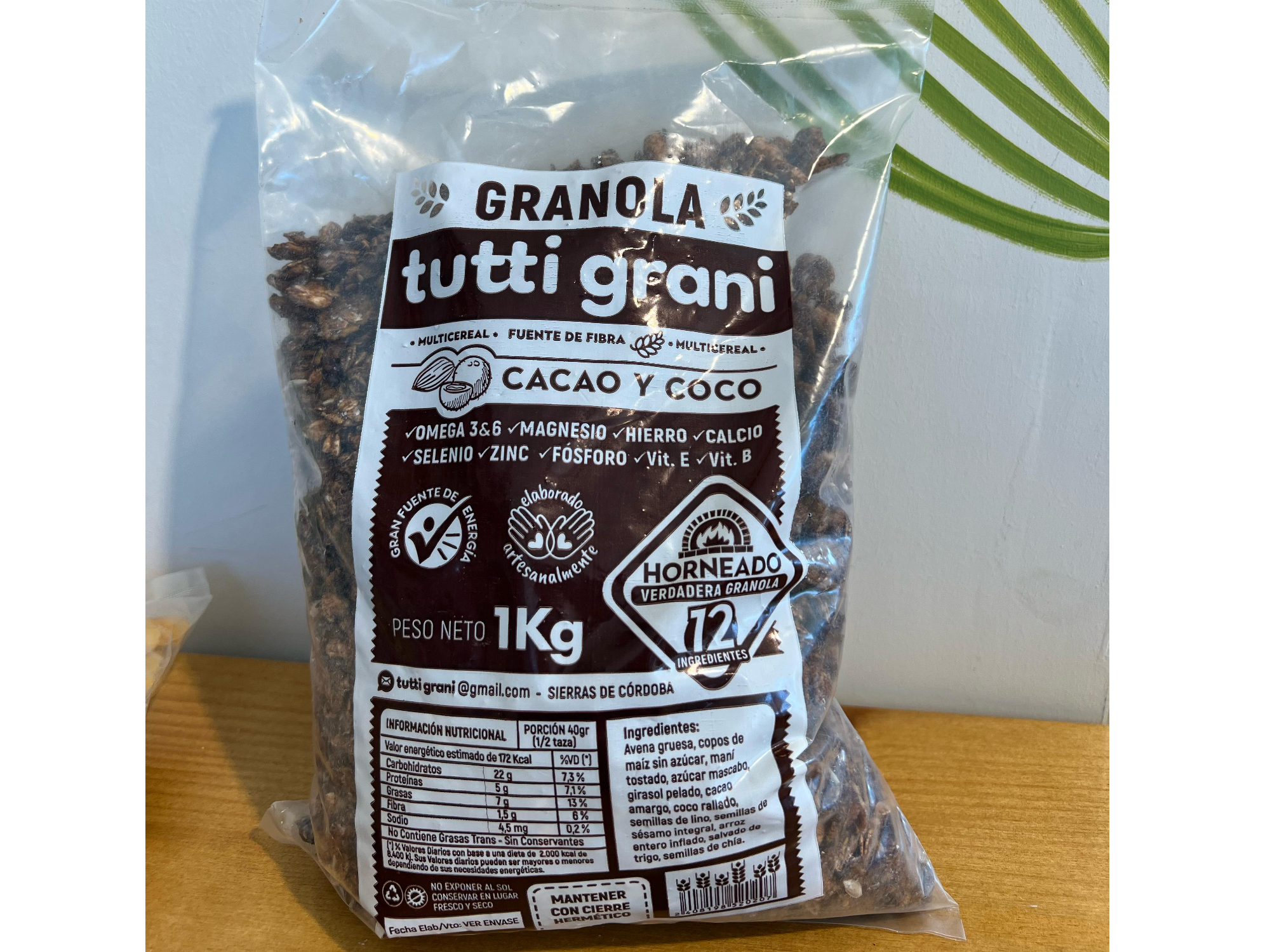 GRANOLA CACAO Y COCO