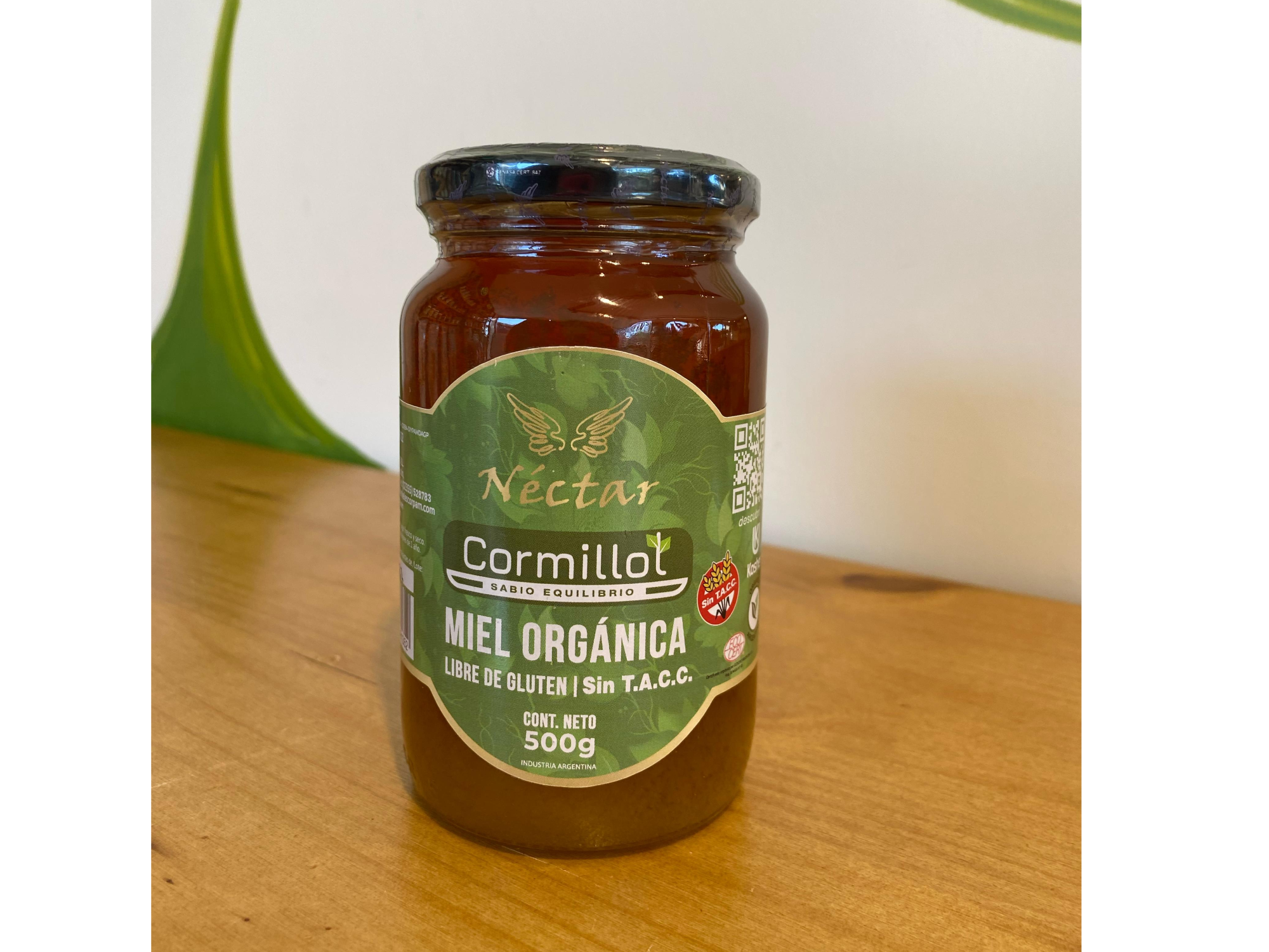 MIEL ORGANICA LIBRE DE GLUTEN