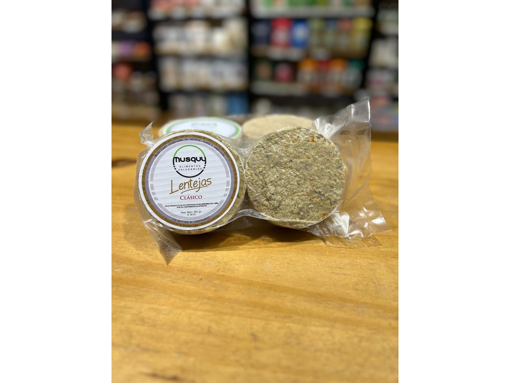 HAMBURGUESA DE LENTEJAS CLÁSICO