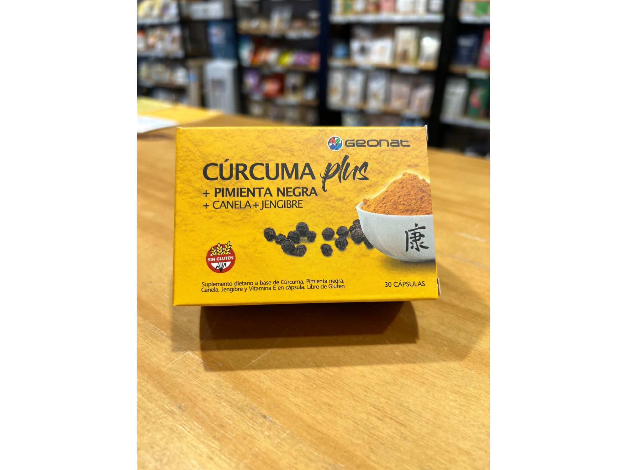 CÚRCUMA PLUS + PIMIENTA NEGRA + CANELA + JENGIBRE (Geonat)
