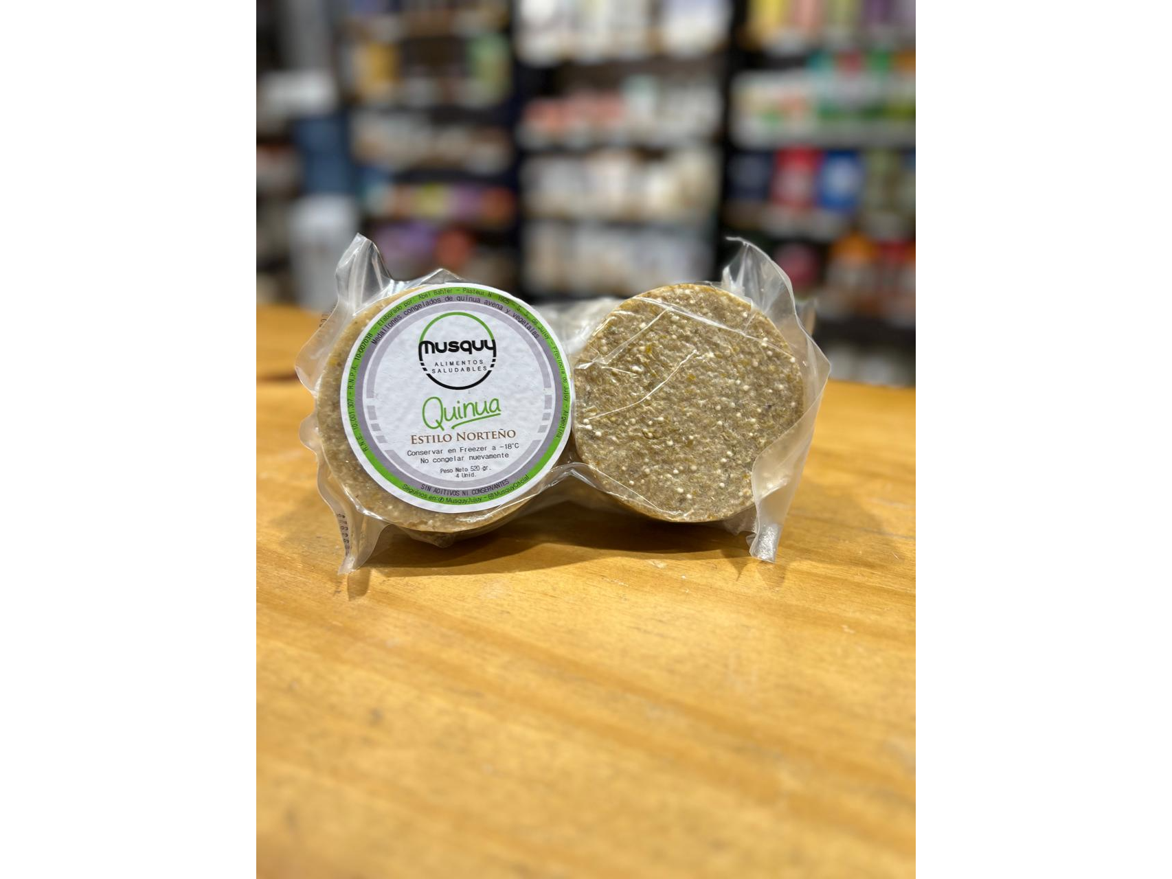 HAMBURGUESA DE QUINUA ESTILO NORTEÑO