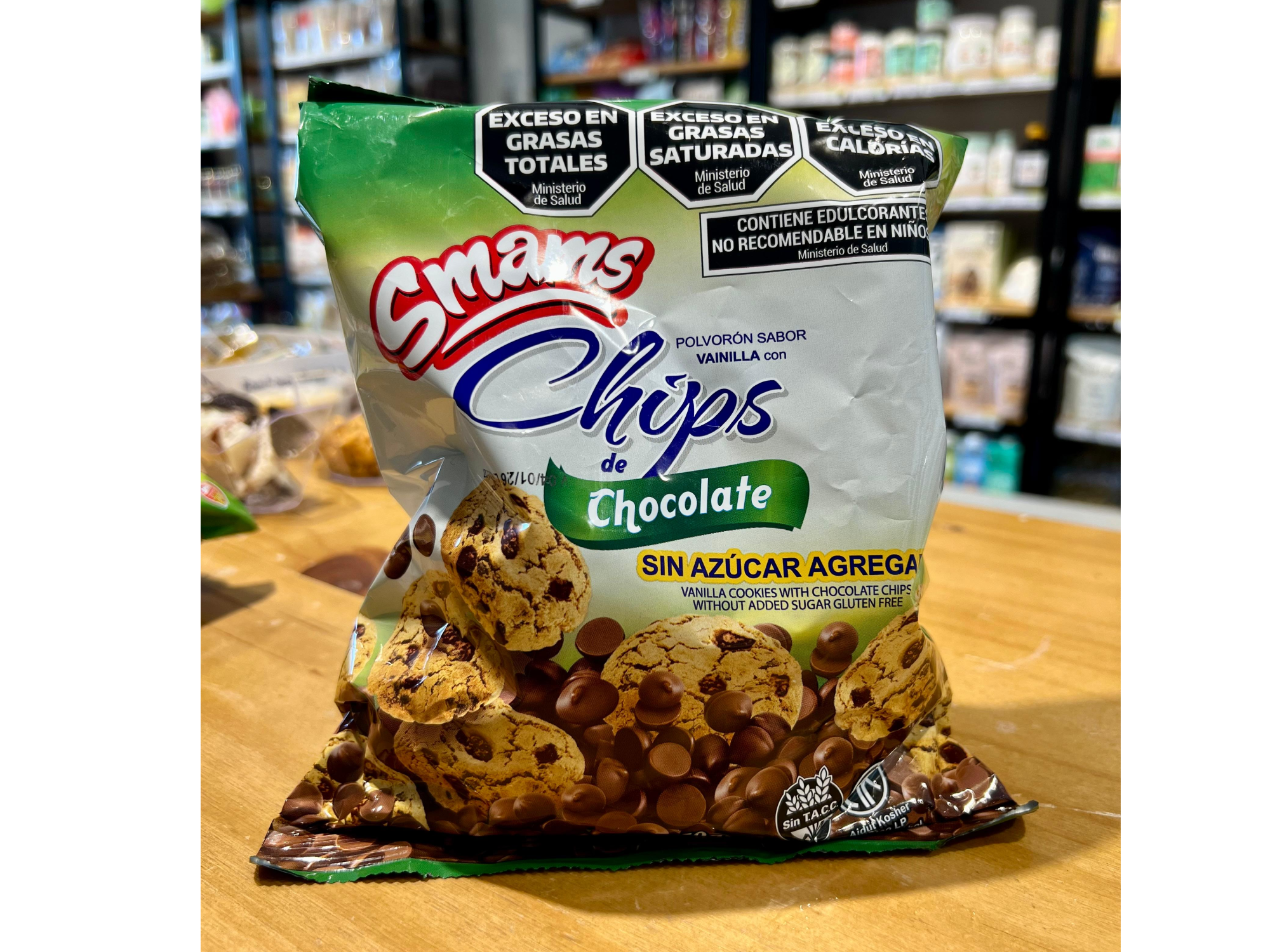 GALLETAS CON CHIPS DE CHOCOLATE (SMAMS)