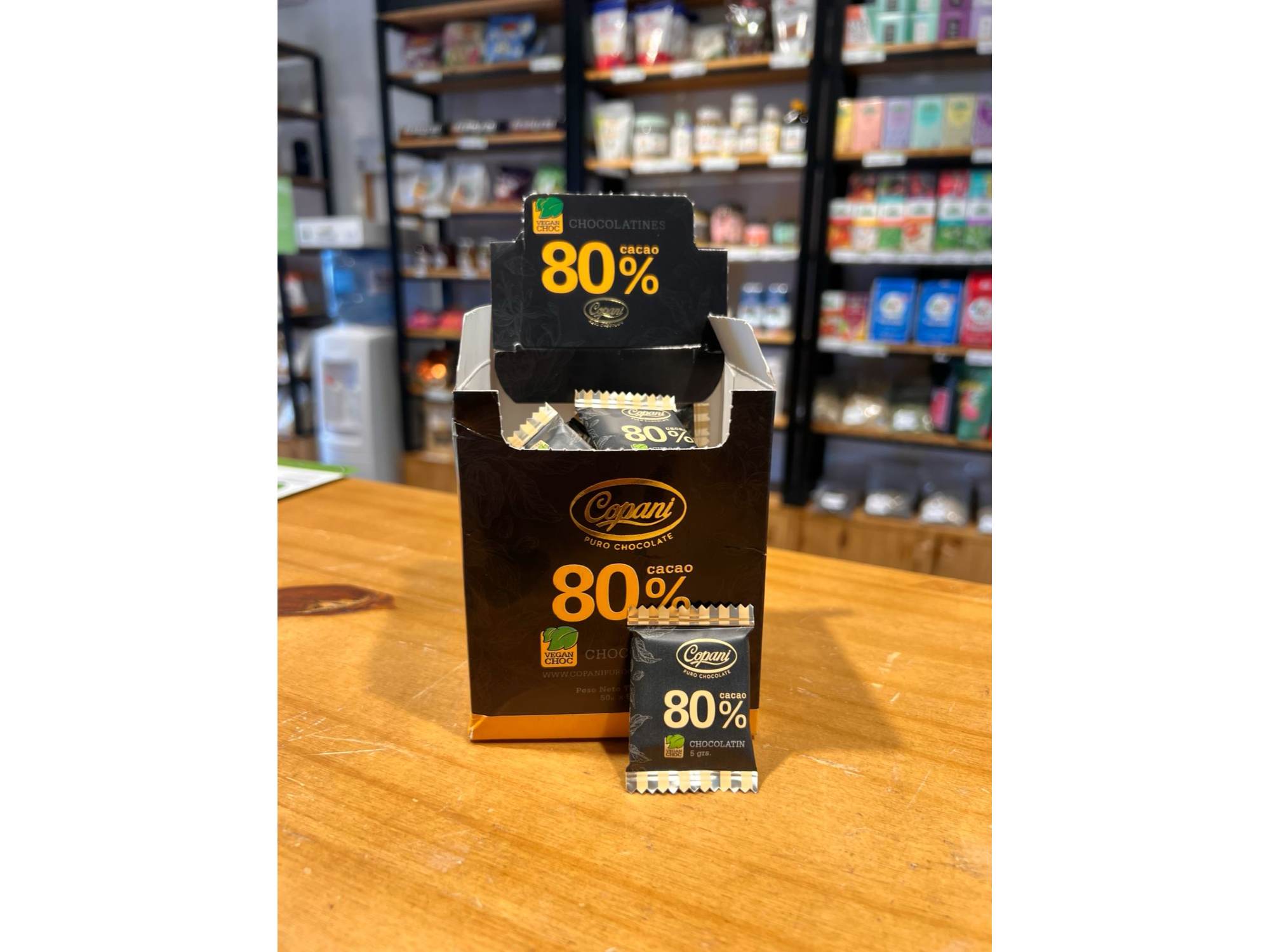 CHOCOLATINES 80% CACAO (COPANI)