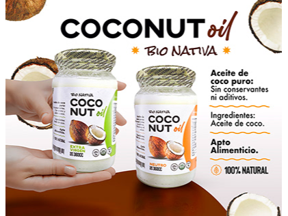 ACEITE DE COCO BIO NATIVA