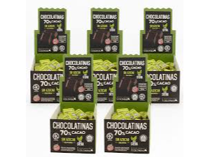 BOMBONES CHOCOLATINAS  C/STEVIA  S/TACC