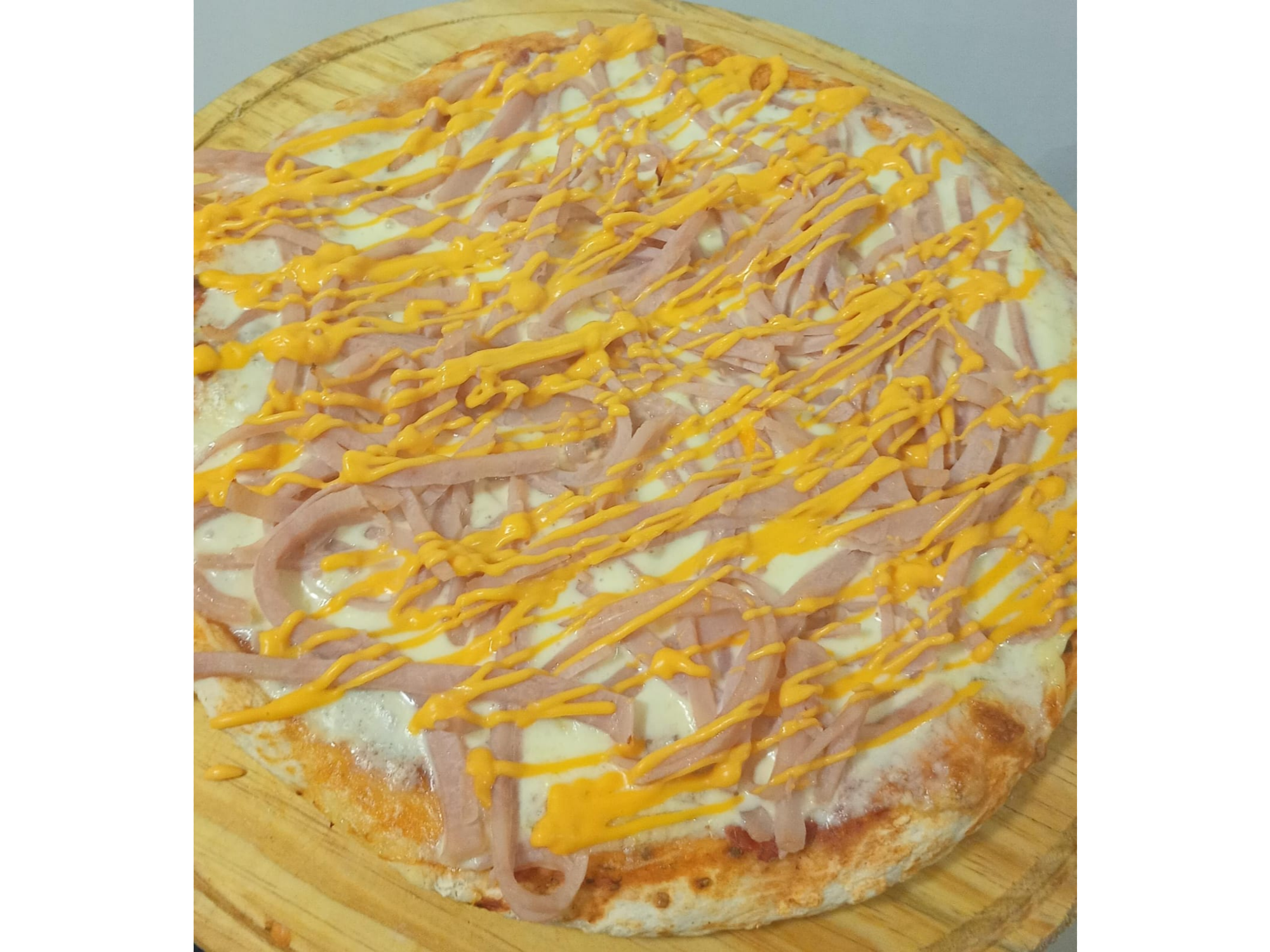 Jamón y Cheddar