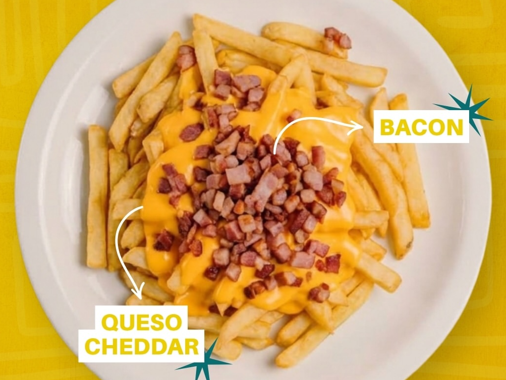 Papas Cheddar y Panceta