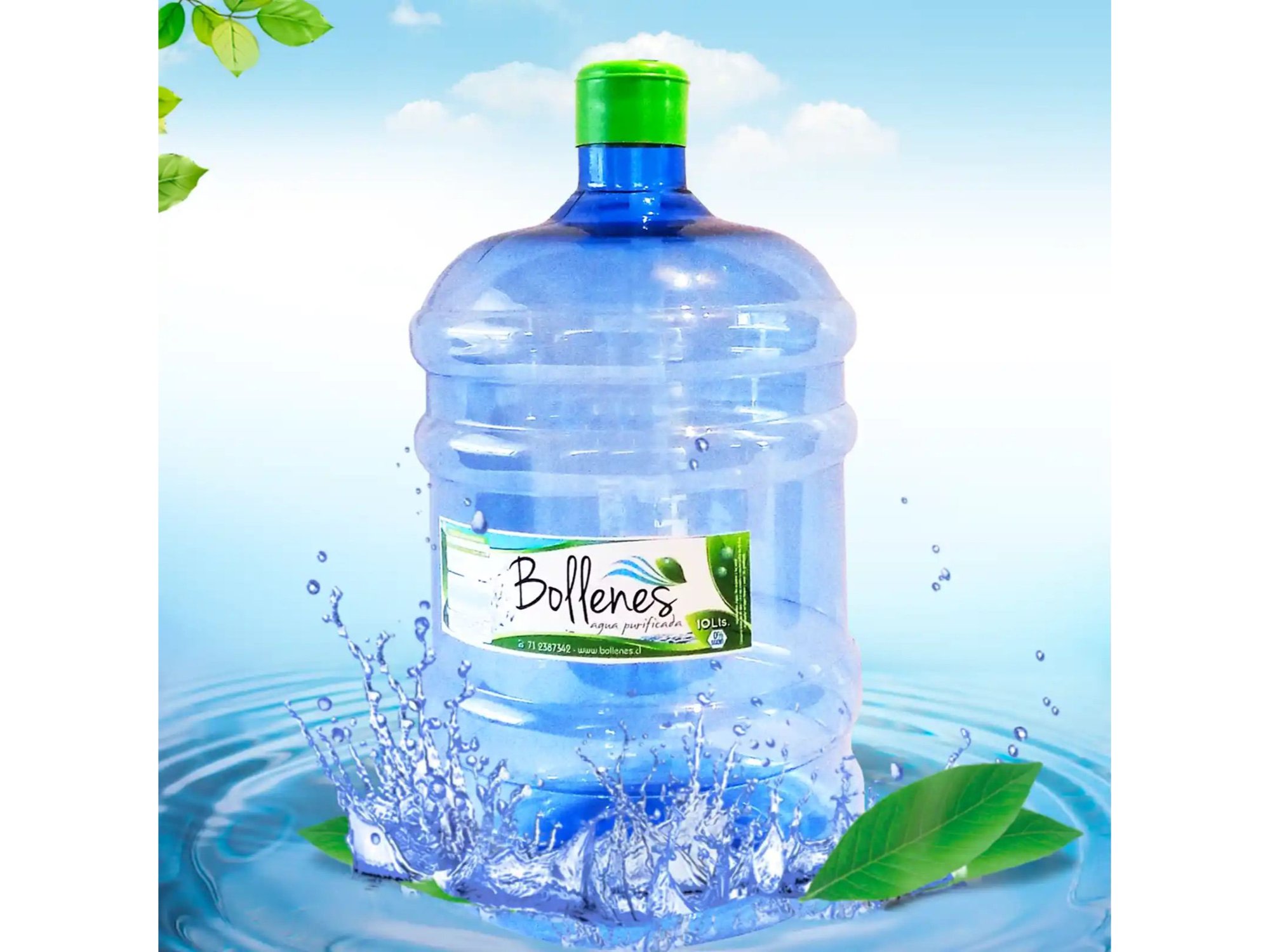 Agua purificada bollenes