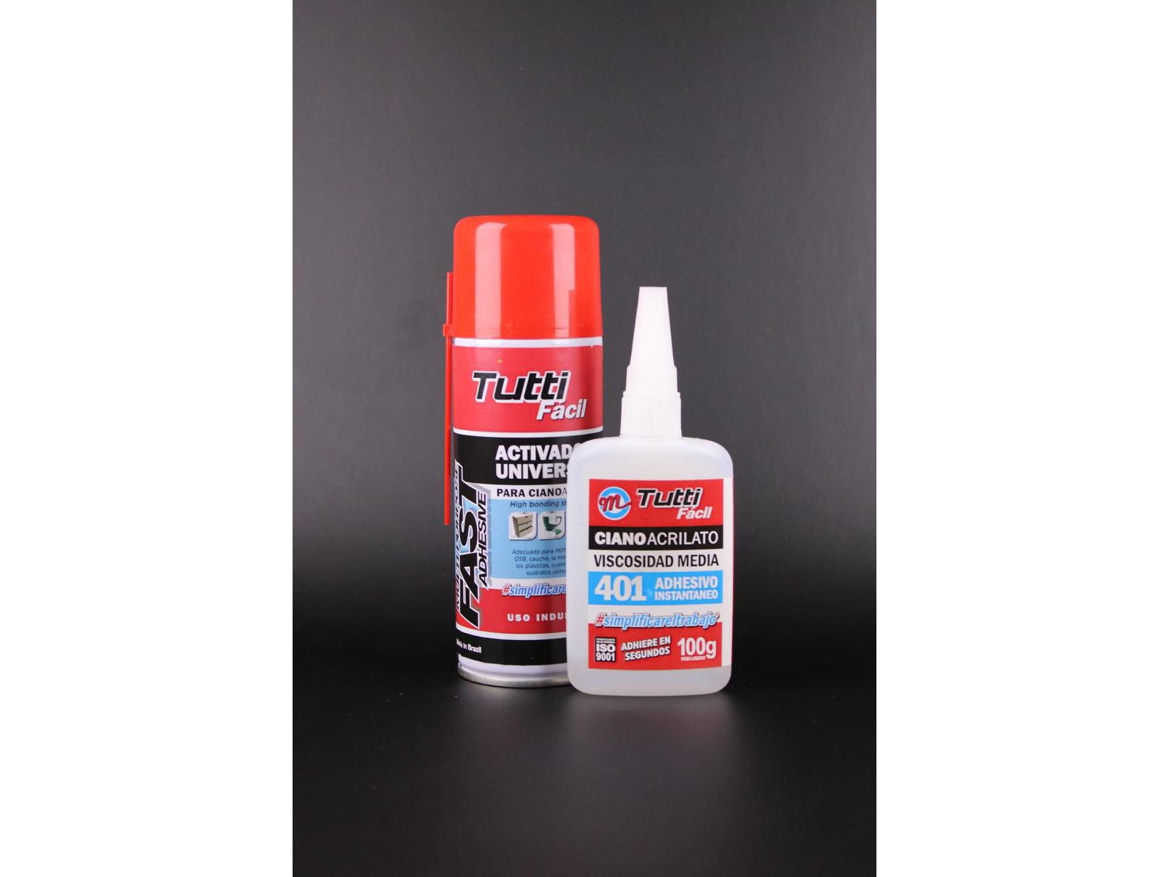 Combo Activador 200 Y Cianoacrilato 100g Tuttifacil