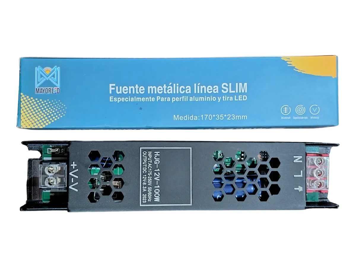 Fuente Metalica SLIM