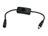 Interruptor On/Off TECLA con Conector DC (Macho–Hembra)