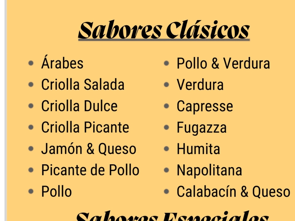 Sabores clásicos