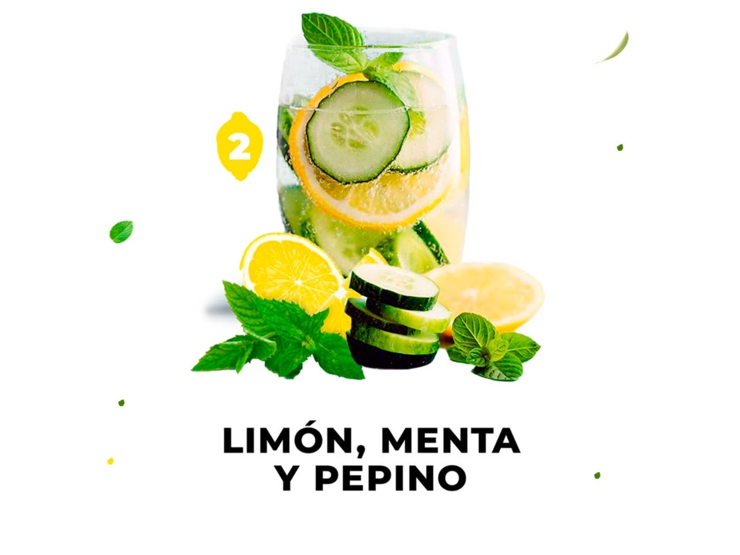 LIMONADA 2 - LIMON MENTA Y PEPINO