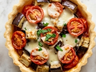 Berenjena y queso