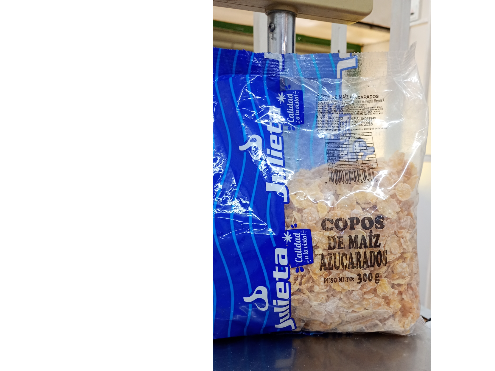 Copos de Maíz con azúcar