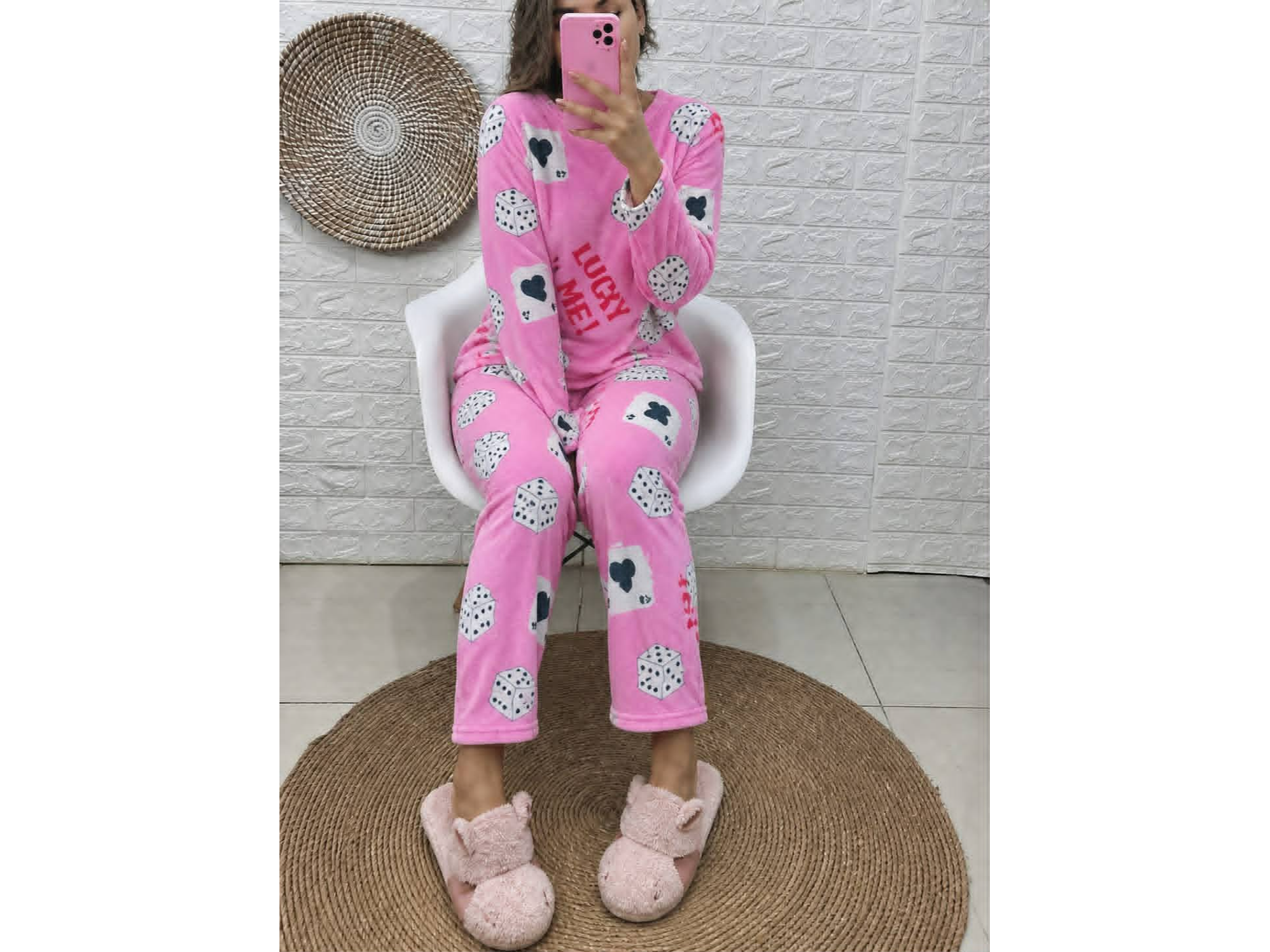 43021-PIJAMA DE DAMA PLUSH