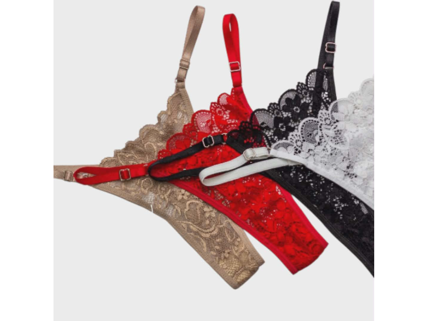 C13E-COLALESS REGULABLE ENCAJE X DOCENA