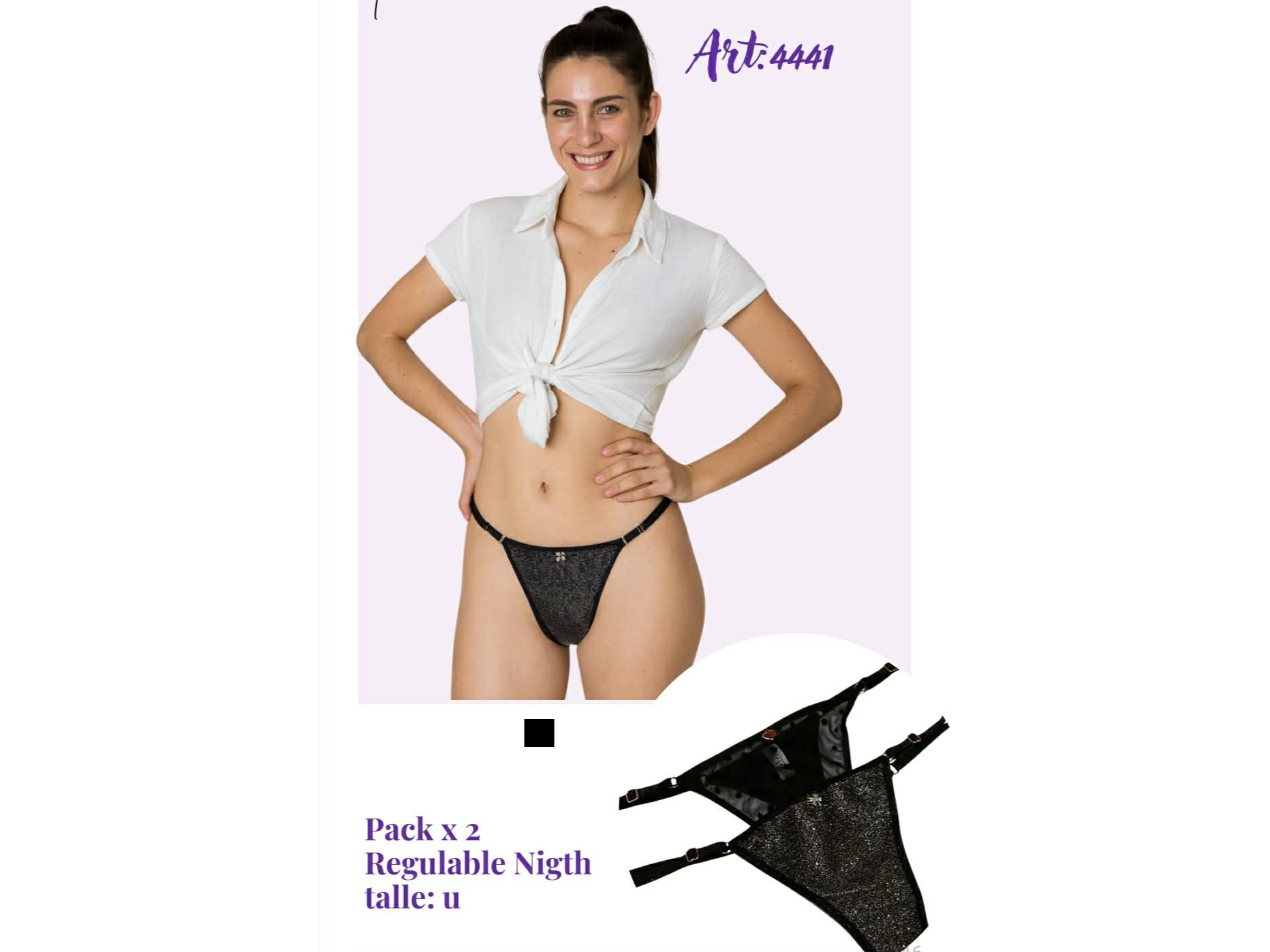 4441-COLALESS REGULABLE NIGHT C/CAJITA