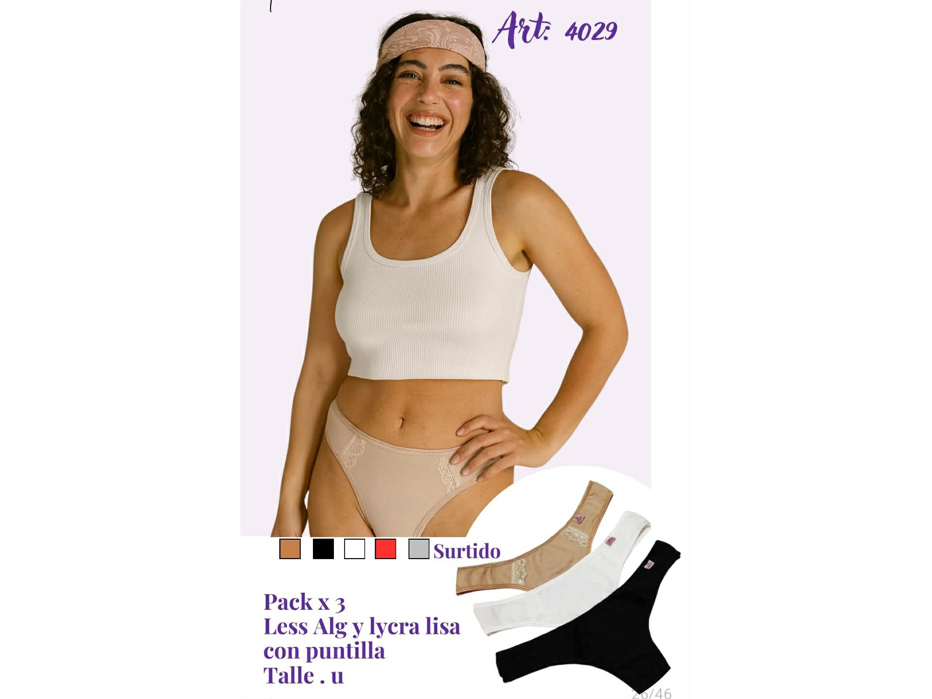 4029-COLALESS PUNTILLA C/CAJITA