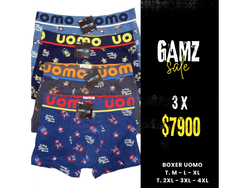 UOO-BOXER UOMO PACK X 3