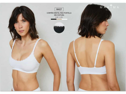 M427-CORPIÑO SIN COSTURA BRETEL FINO PUNTILLA