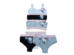 102N-CONJUNTITO DE NENA KITTY/SNOOPY