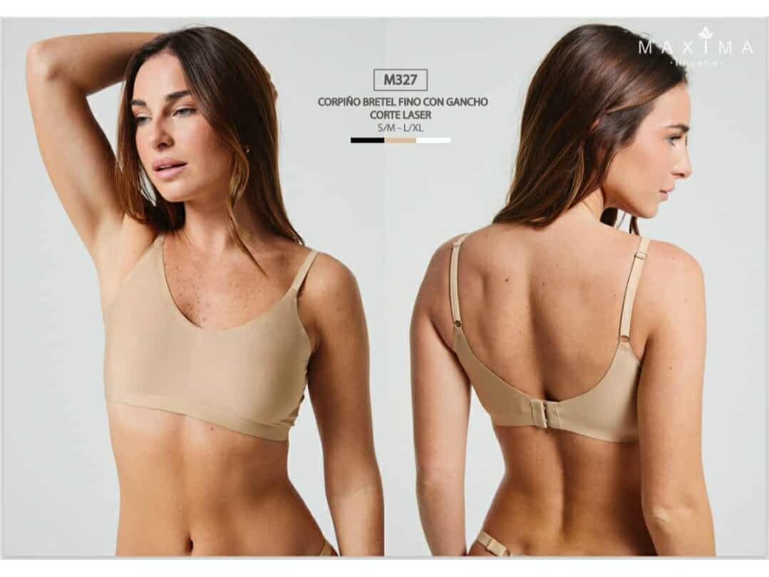 M327-CORPIÑO CORTADO LASER BRETEL FINO