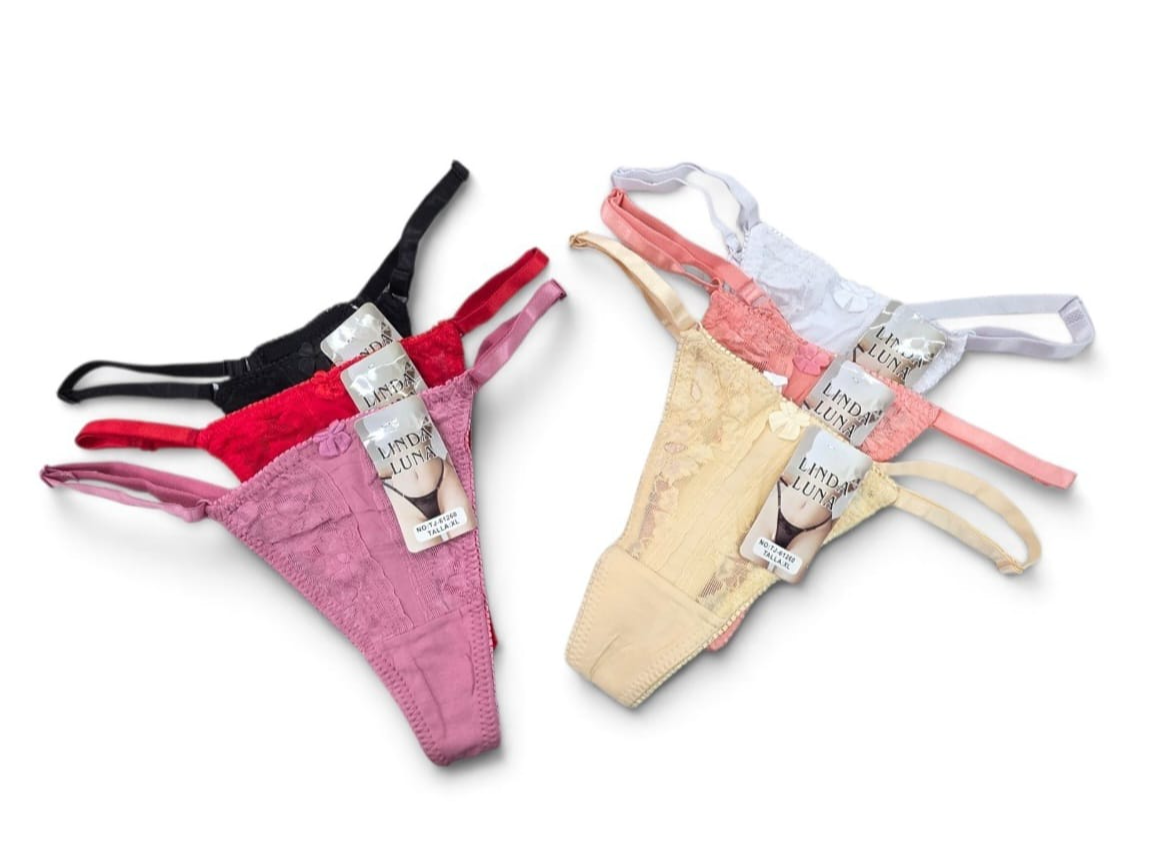 61260-COLALESS REGULABLE DETALLE ENCAJE de Gamz Lenceria