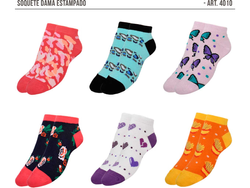 4010-SOQUETES DAMA ESTAMPADOS