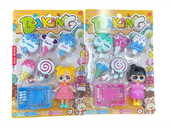 J16-SET DE MUÑECA + HELADOS