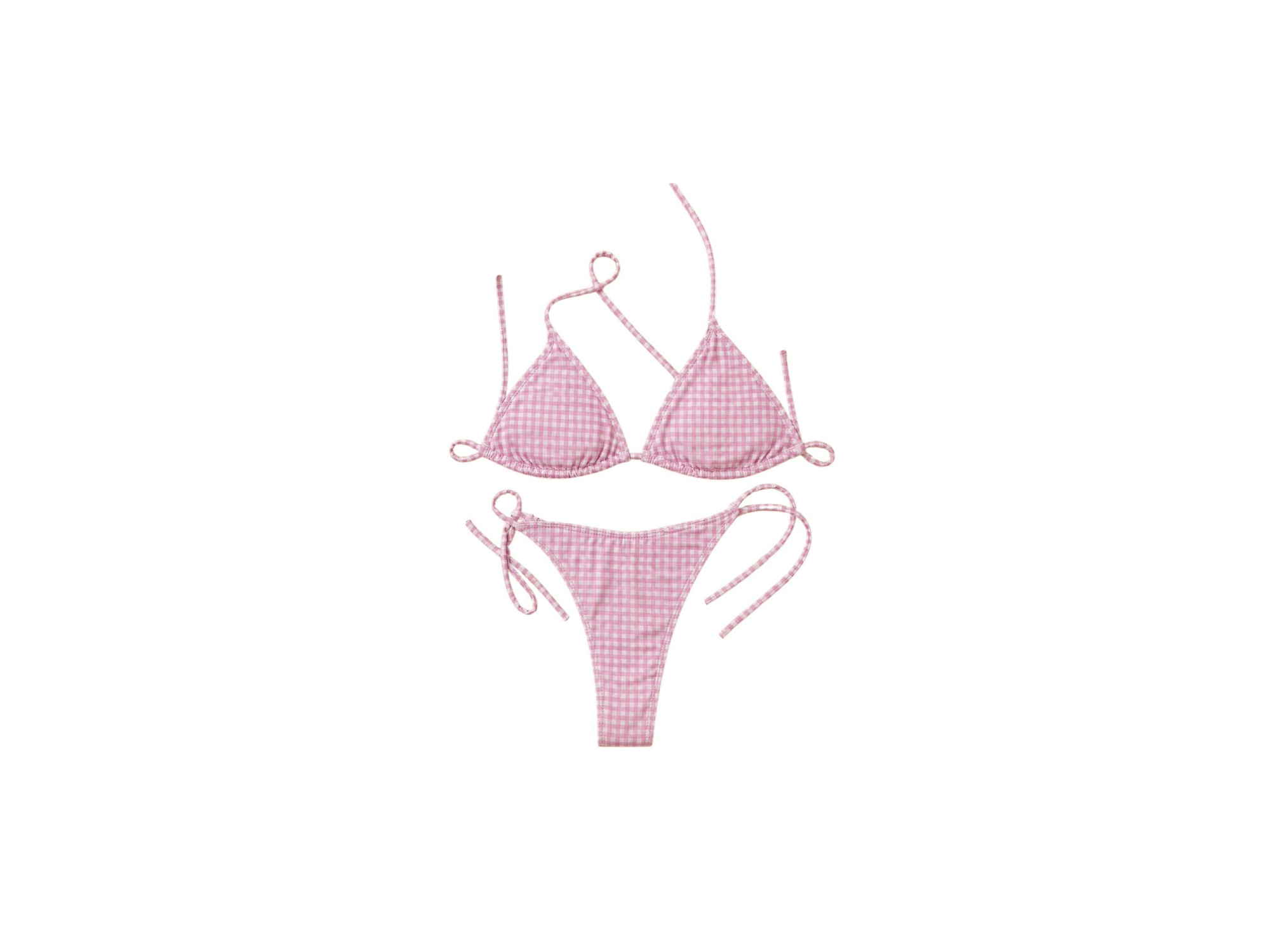 2057-BIKINI TRIANGULO CON TIRAS CUADRILLE
