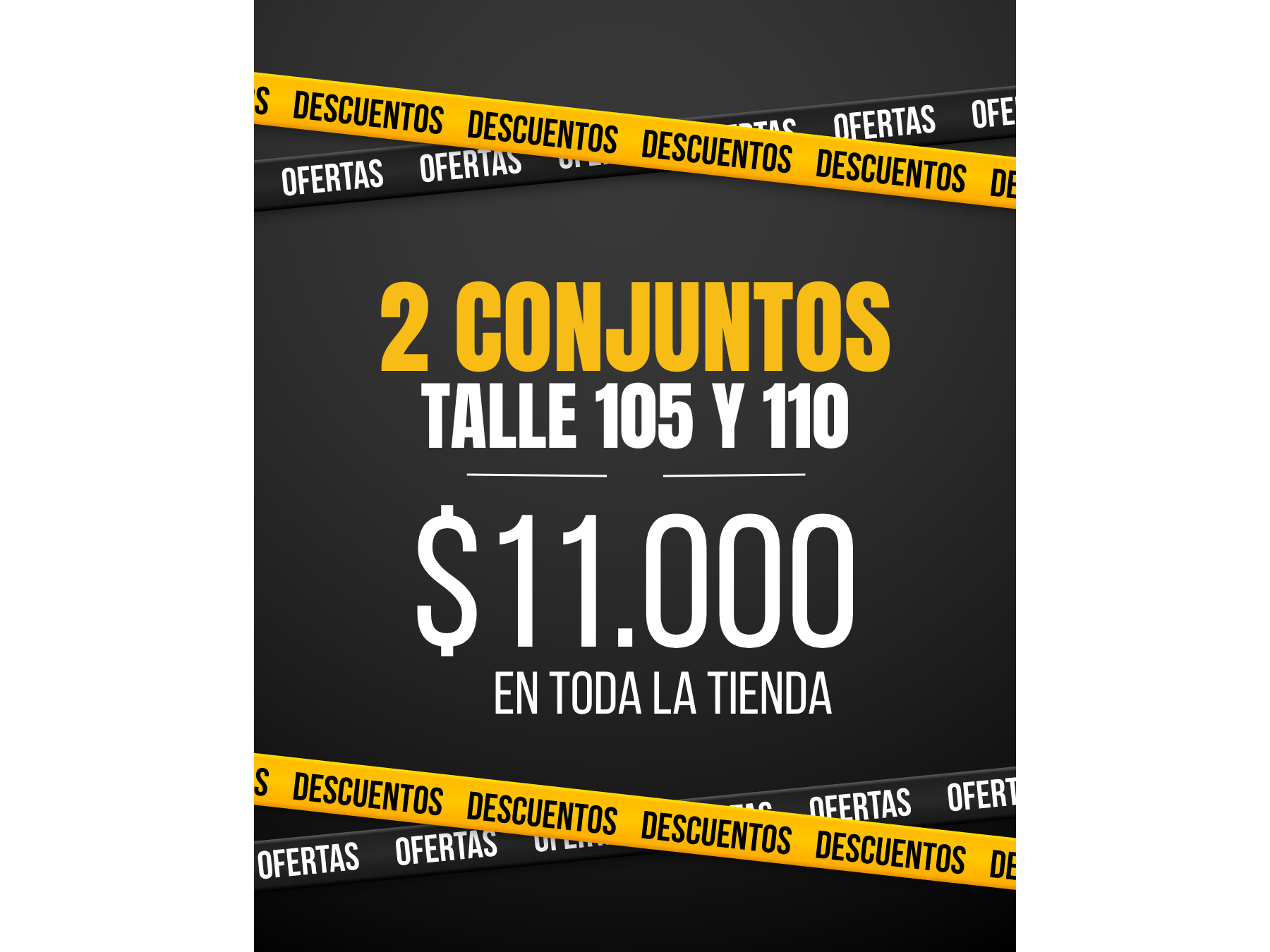 CONJUNTAZO - CONJUNTOS X2 T.105 Y 110