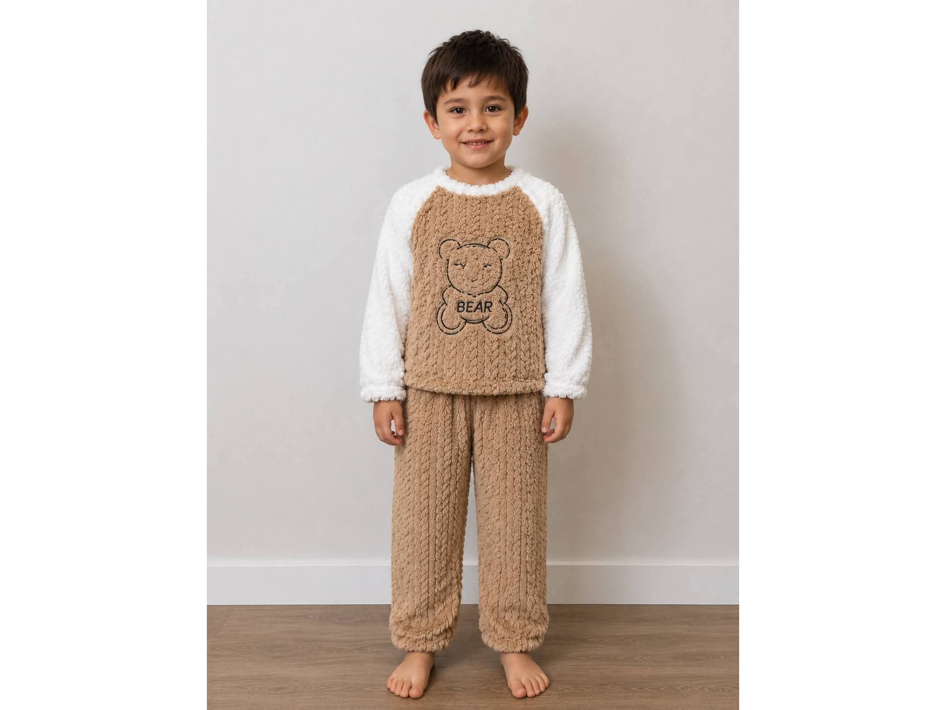 TP011-PIJAMA POLAR DE NIÑO OSITO
