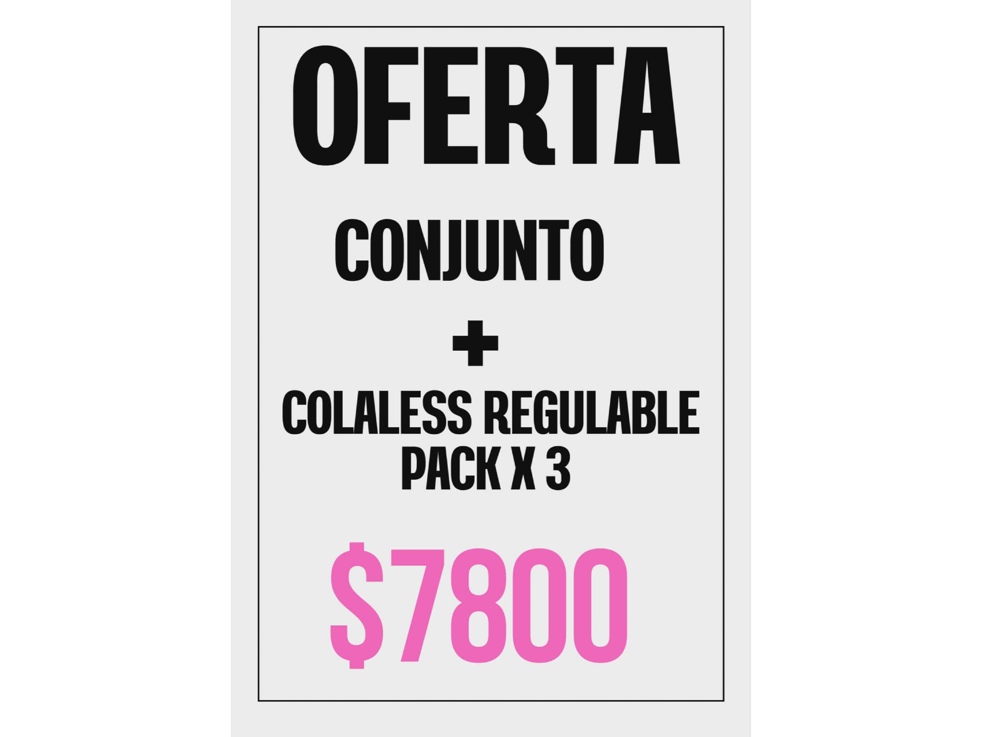 OFERTA- 1 CONJUNTO TAZA SOFT MICROFIBRA + PACK DE 3 COLALESS